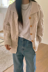Ananise Cable Cardigan