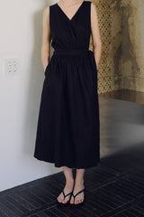 Linen Wrap Dress