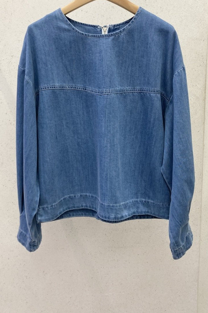 Modern Denim Blouse