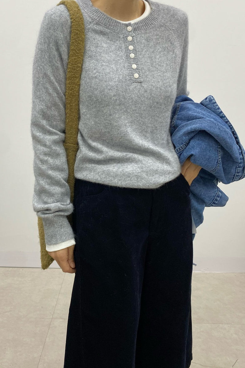 Easy Henley Knit