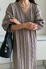 Cable Knit Dress