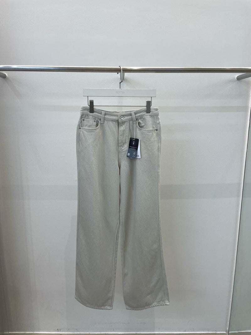 Warm Light Beige Denim