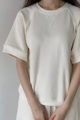 Waffle Short Sleeve Top
