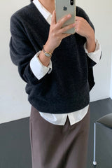 Classy V Neck Knit