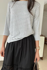 Stripe Lip Tee