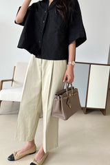 Polished Pleat Pants