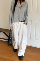 Loose Henley Tee