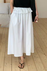 Ruffle Long Skirt