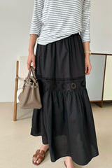Lace Panel Skirt