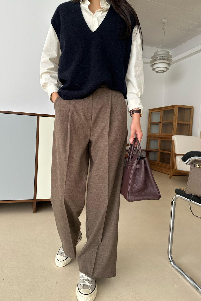 Warm Pintuck Slacks