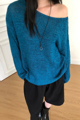 Pale Boatneck Knit
