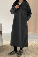 Winter Cozy Fleece Dress