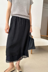 Silk Lace Skirt