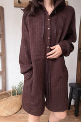 Cozy Hooded Romper