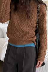 Retro Cable Sweater