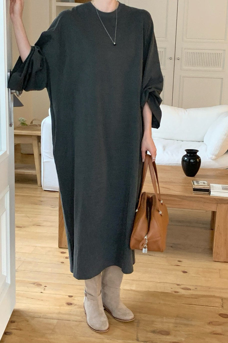 boxy maxi dress DIY FRIDAY: BOXY MAXI DRESS WITH POCKETS