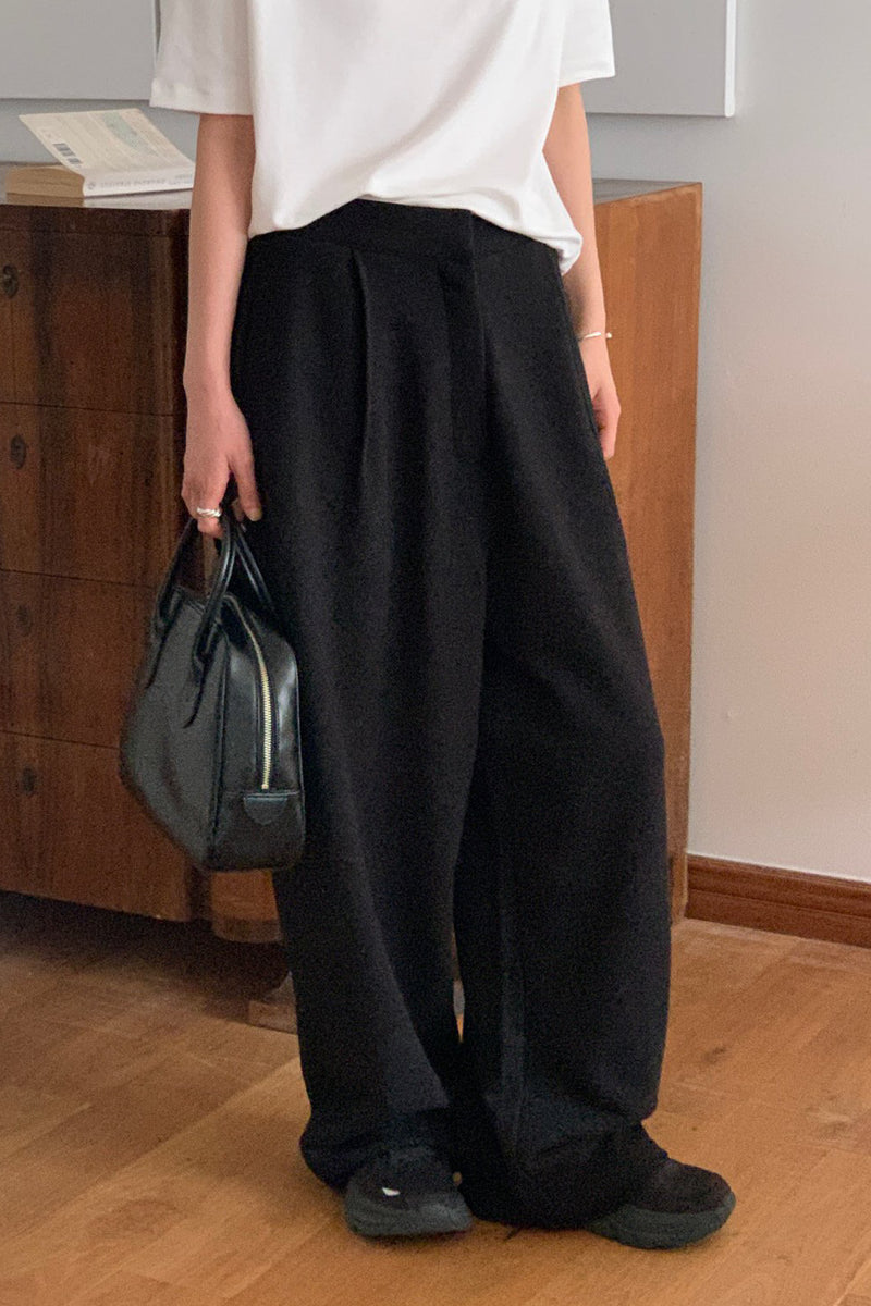 Warm Terry Wide Slacks