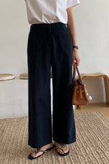 Washed Linen Pants