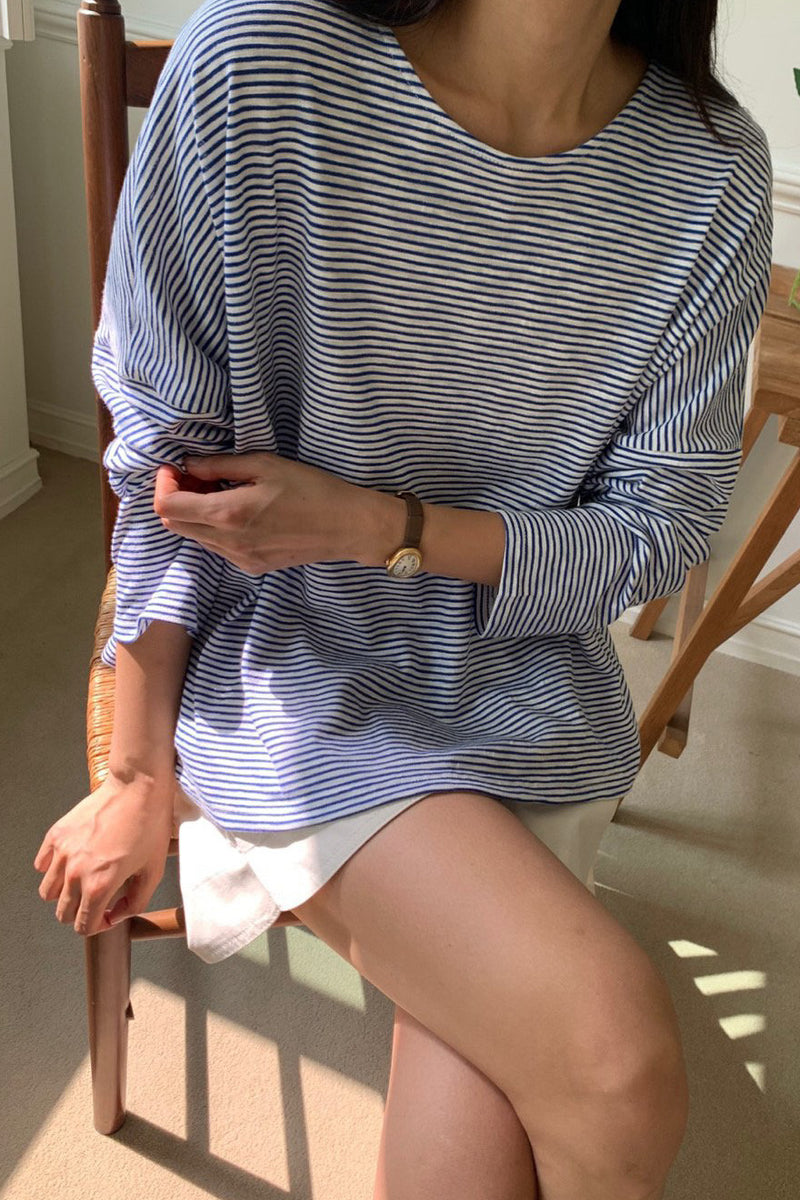 James Stripe Loose Tee
