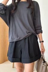 Roll Up Banded Shorts