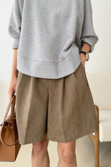 Corduroy Banding Shorts
