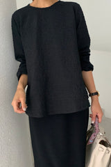 Crinkle Ease Blouse