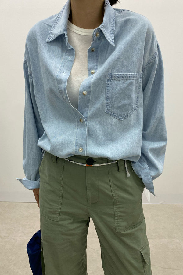 Denim Overfit Shirt