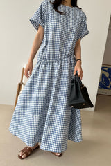 Easy Gingham Day Dress