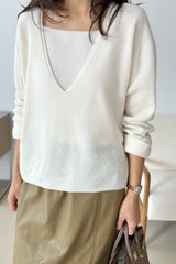 Cashmere Blend Knit Set