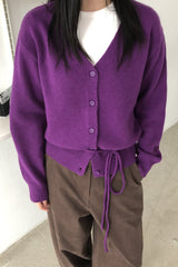 Soft Tie Waist Cardigan
