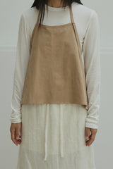 Apron Suede Top