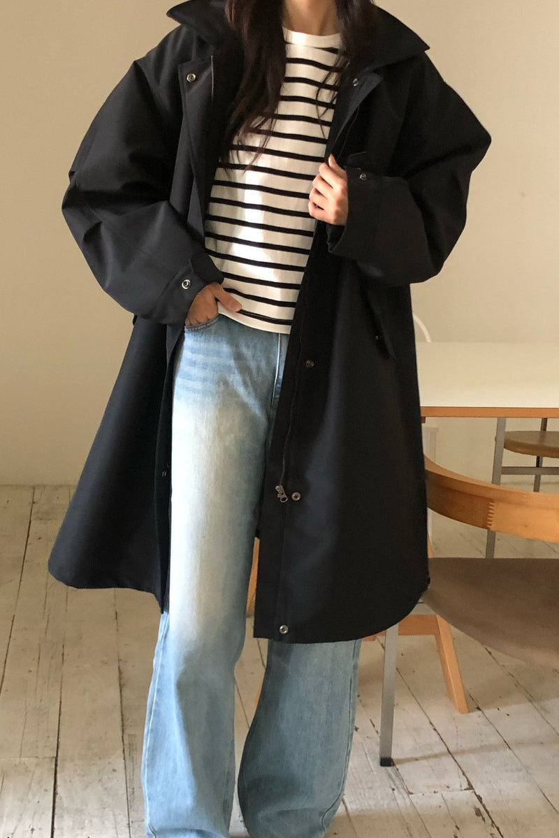 Foet London Hooded Coat (Hood Detachable)