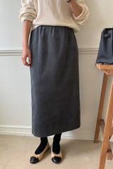 Corduroy H-line Skirt