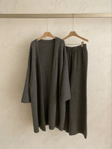 Overfit Cardigan Set