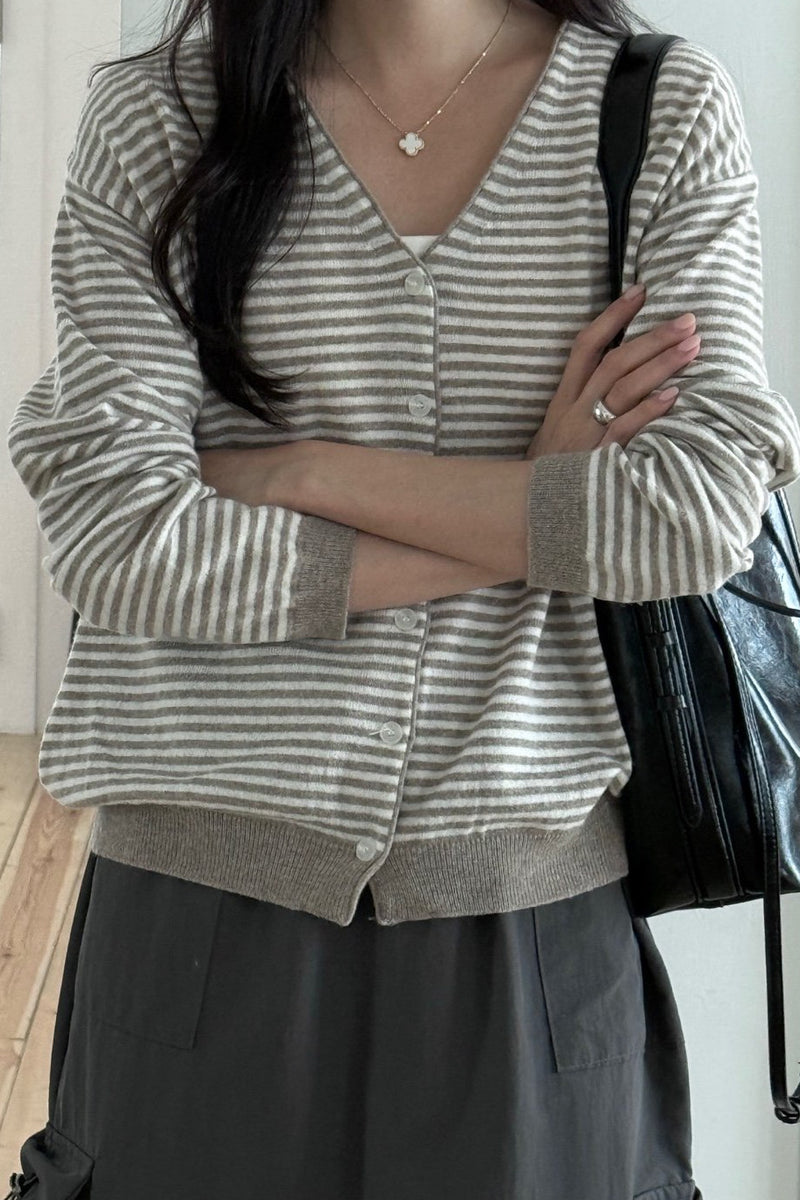Classic Stripe Cardigan