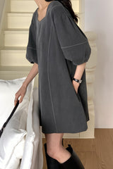 Volume Mini Dress