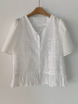 Broderie Anglaise Blouse