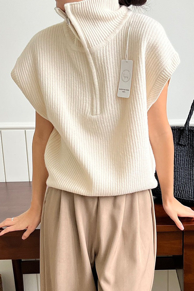 Wool Half Vest