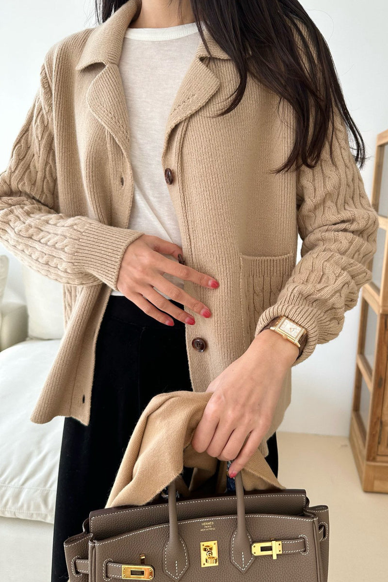 Sleeve Fisher Cardigan