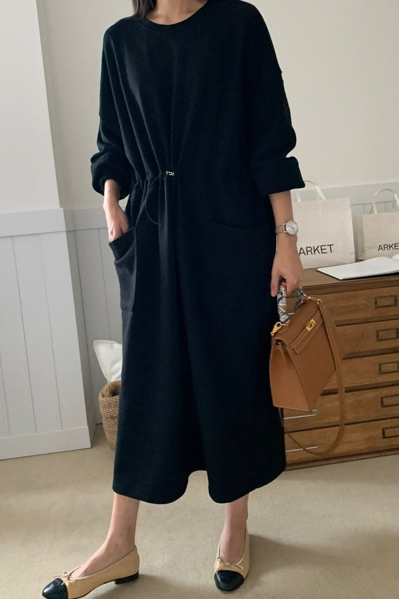 String Terry Dress