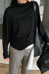 Tencel Turtleneck Tee