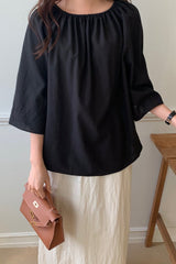 Wide Sleeve Blouse