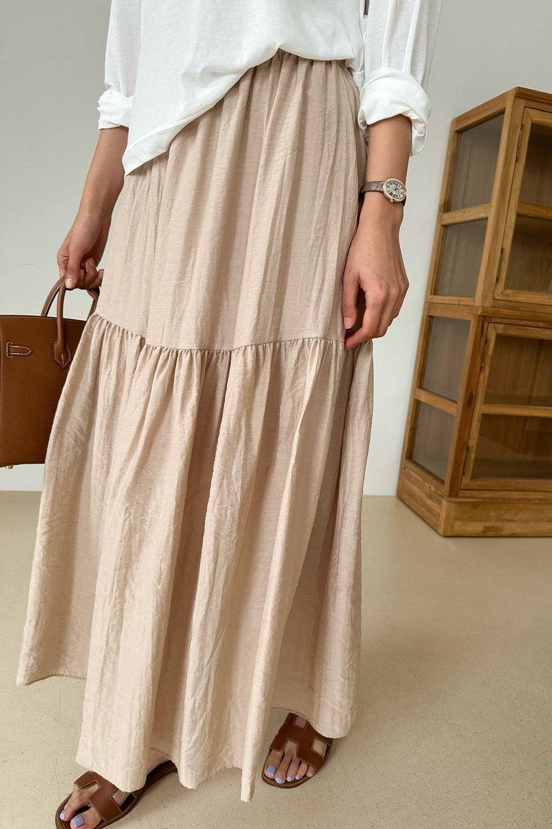 Kan Kan Slub Skirt