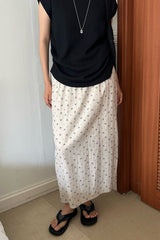 Ditsy Floral Midi Skirt