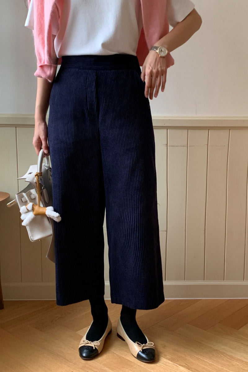 Winter Texture Wide Pants