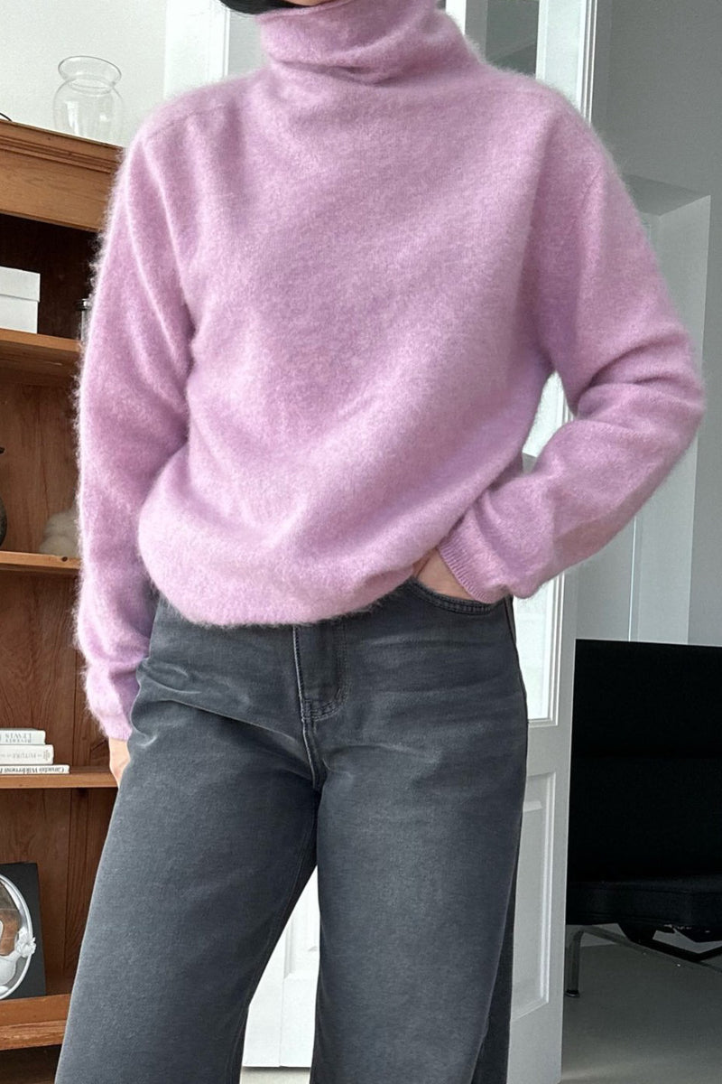 Whole Garment Turtleneck Sweater