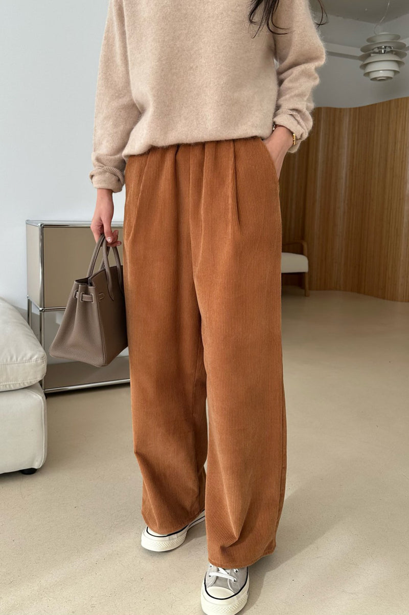 Soft Brushed Corduroy Pants