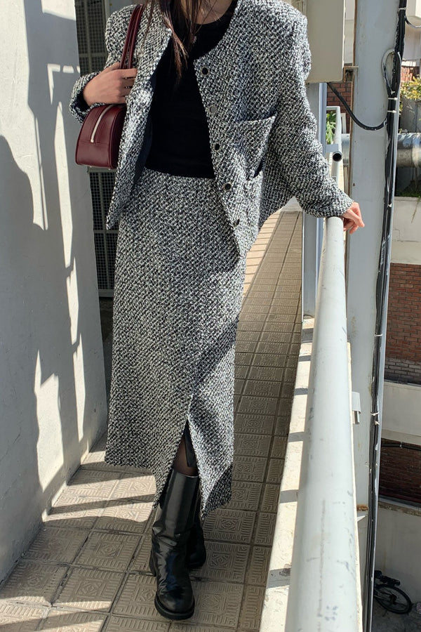 Tweed Jacket + Skirt Set (Jacket also sold separately)