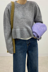 Peplum Knit Pullover