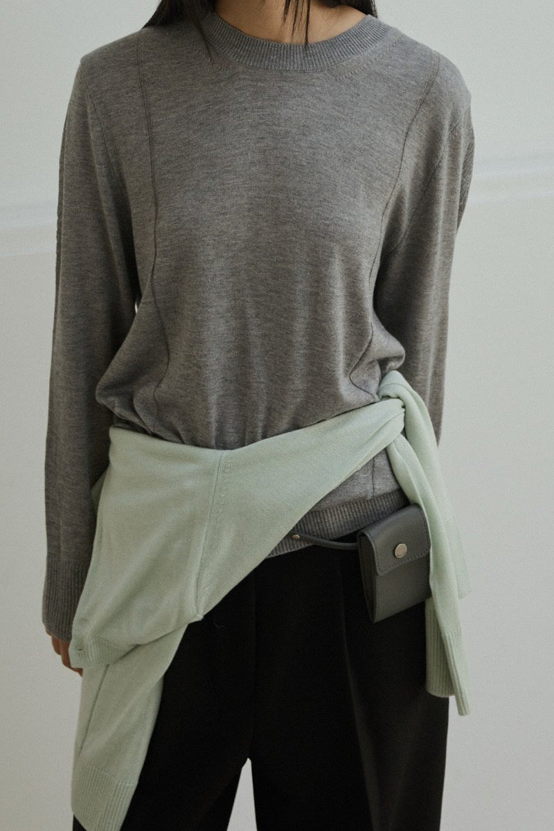 Soft Back Keyhole Knit